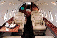 Denver Light Private Charter Jet Interior